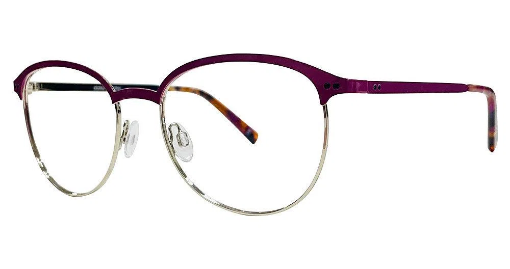 Daisy Fuentes DFGessica Eyeglasses - Red/gold - view 5